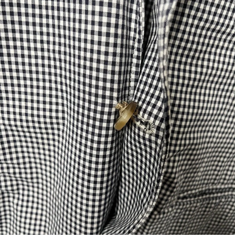 J. Crew Men’s Ludlow Blazer Jacket Black and White Gingham‎ Size Large